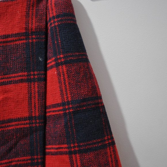 Plaid Asymmetrical Skirt - Picture 5 of 8